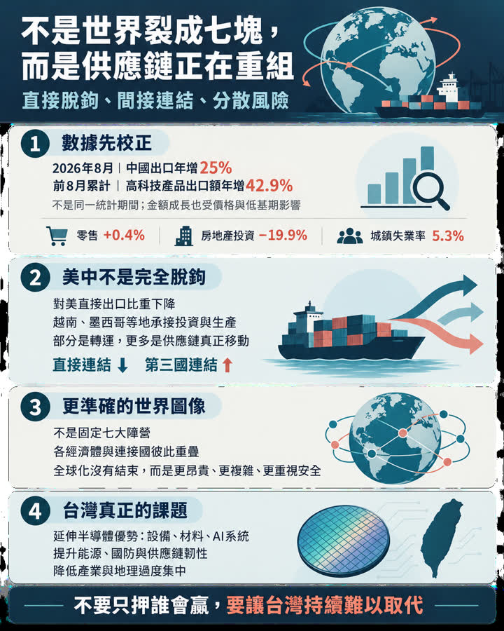 世界不是簡單的美中二分:供應鏈重組重點圖解