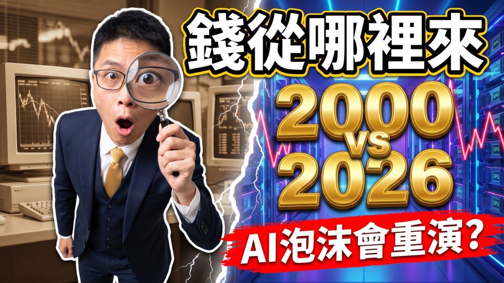 AI 泡沫會重演 2000 年嗎?錢從哪裡來